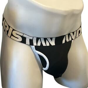 Andrew Christian Fly Y-Back Thong Medium Black